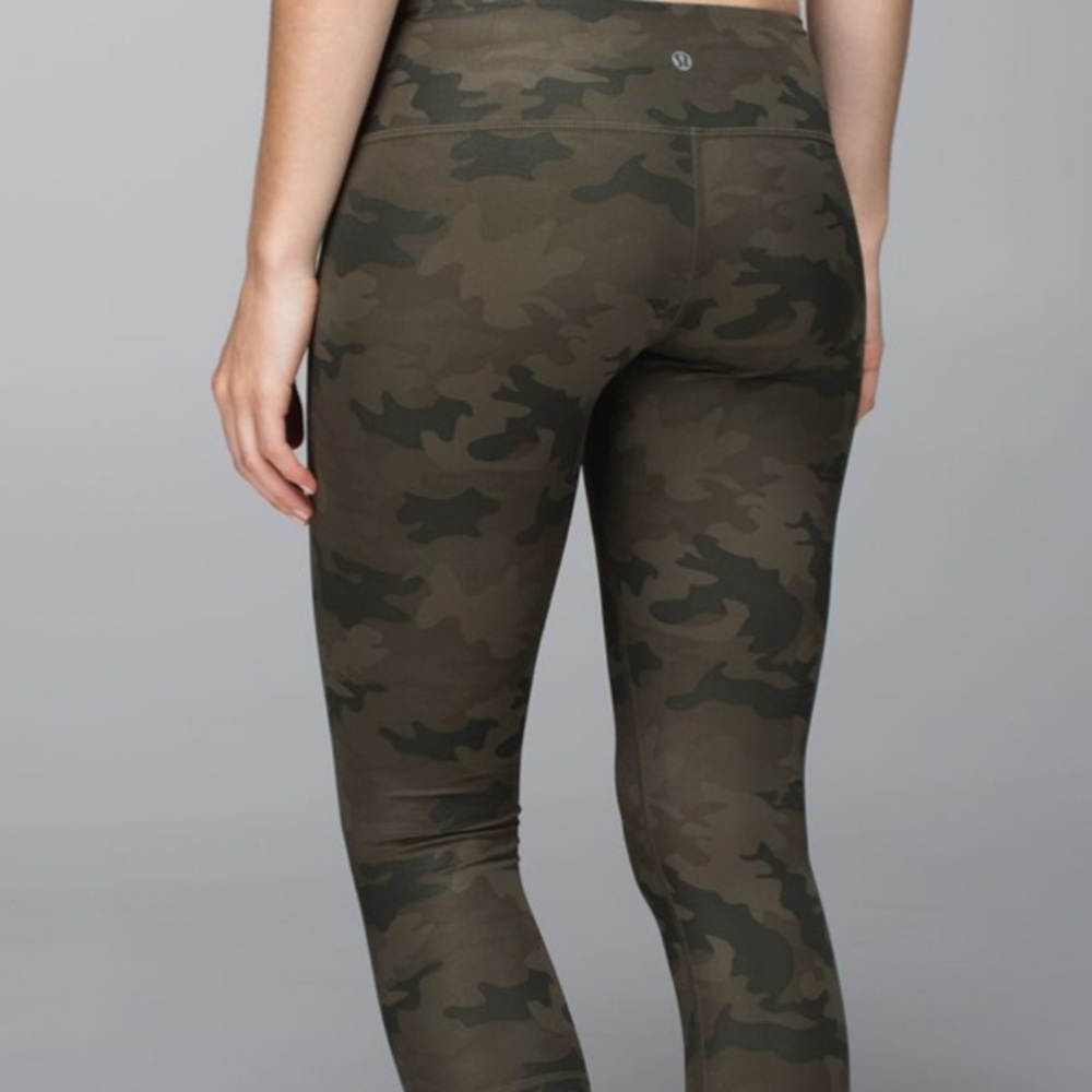 Lululemon Wunder Under Luxtreme legging Army camo